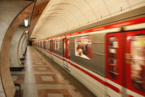 U-Bahn in Prag von Norbert Fenske