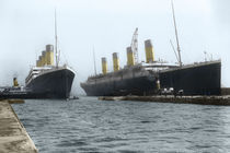 Titanic & Olympic in Color by Thomas Schmid
