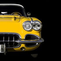 Classic Car (yellow) by Beate Gube