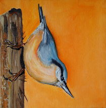 Nuthatch by Wendy Mitchell