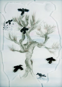Rabenbaum - Raven tree von Patti Kafurke