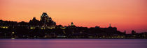City at dusk, Chateau Frontenac Hotel, Quebec City, Quebec, Canada by Panoramic Images