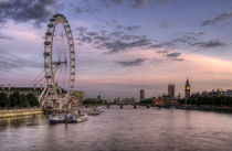 Watercolour Skies over London by tgigreeny