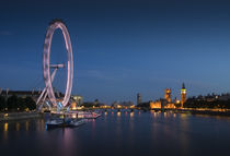 London Eye at Night by tgigreeny