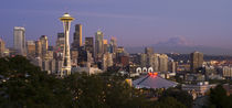 Seattle Skyline at Dusk by tgigreeny
