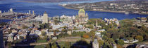 High angle view of buildings in a city, Quebec City, Quebec, Canada by Panoramic Images