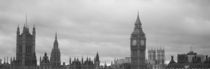Buildings in a city, Big Ben, Houses Of Parliament, Westminster, London, England by Panoramic Images