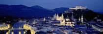 High Angle View Of Buildings In A City, Salzburg, Austria von Panoramic Images