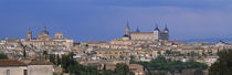 Aerial view of a city, Alcazar, Toledo, Spain by Panoramic Images
