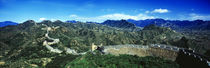 Fortified wall on a mountain, Great Wall Of China, Beijing, China by Panoramic Images