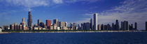 Skyline From Lake Michigan, Chicago, Illinois, USA by Panoramic Images