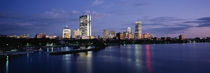 Buildings On The Waterfront At Dusk, Boston, Massachusetts, USA von Panoramic Images