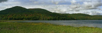 Lake in front of mountains, Lake Champlain, Vermont, USA von Panoramic Images