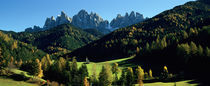 Funes Valley, Le Odle, Santa Maddalena, Tyrol, Italy by Panoramic Images