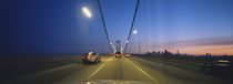 Cars on a suspension bridge, Bay Bridge, San Francisco, California, USA von Panoramic Images