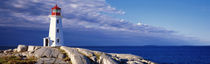 Low Angle View Of A Lighthouse, Peggy's Cove, Nova Scotia, Canada by Panoramic Images
