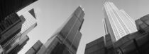 Low angle view of buildings, Sears Tower, Chicago, Illinois, USA von Panoramic Images