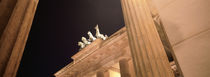 Low angle view of a gate, Brandenburg Gate, Berlin, Germany by Panoramic Images