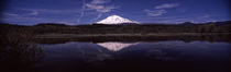 Reflection of a mountain in a lake, Mt Baker, Washington State, USA von Panoramic Images