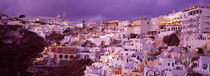 High angle view of buildings in a city, Santorini, Cyclades Islands, Greece von Panoramic Images