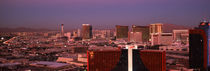 City lit up at night, Las Vegas, Nevada, USA von Panoramic Images