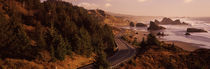 Highway along a coast, Highway 101, Pacific Coastline, Oregon, USA by Panoramic Images