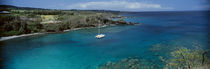 Sailboat in the bay, Honolua Bay, Maui, Hawaii, USA von Panoramic Images