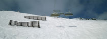 Ski lift over a polar landscape, Lech ski area, Austria von Panoramic Images
