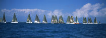  Farr 40's race during Key West Race Week, Key West Florida,2000 von Panoramic Images