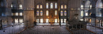 Interiors of a mosque, Blue Mosque, Istanbul, Turkey by Panoramic Images