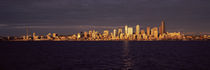 City viewed from Alki Beach, Seattle, King County, Washington State, USA by Panoramic Images