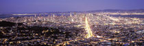 Aerial view of a city, San Francisco, California, USA by Panoramic Images