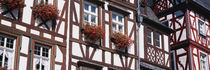 Low Angle View Of Decorated Buildings, Bernkastel-Kues, Germany by Panoramic Images