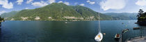 Sailboat in a lake, Lake Como, Como, Lombardy, Italy by Panoramic Images