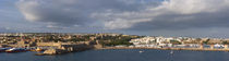 Town on an island, Grand Master's Palace, Rhodes, Greece von Panoramic Images