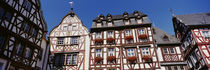 Low Angle View Of Decorated Buildings, Bernkastel-Kues, Germany by Panoramic Images