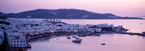 Buildings in a city, Mykonos, Cyclades Islands, Greece by Panoramic Images
