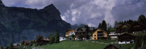 Buildings in a village, Engelberg, Obwalden Canton, Switzerland von Panoramic Images