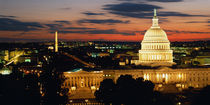 Panorama Print - Luftaufnahme Washington DC, USA von Panoramic Images