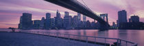 Brooklyn Bridge New York NY by Panoramic Images