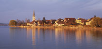 Switzerland, Berlingen, Town along a shore by Panoramic Images