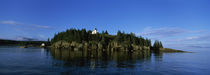 Island in the sea, Bear Island Lighthouse off Mount Desert Island, Maine von Panoramic Images