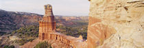 High Angle View Of A Rock Formation, Palo Duro Canyon State Park, Texas, USA by Panoramic Images