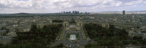 Cityscape viewed from the Eiffel Tower, Paris, Ile-de-France, France by Panoramic Images