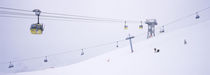 Ski lifts in a ski resort, Arlberg, St. Anton, Austria by Panoramic Images