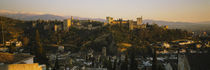 High angle view of a city, Alhambra, Granada, Spain by Panoramic Images