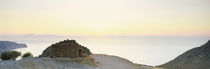 Structure on the coast, Aegina, Saronic Gulf Islands, Attica, Greece by Panoramic Images