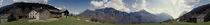 Low angle view of mountains, Navone Village, Blenio Valley, Ticino, Switzerland by Panoramic Images