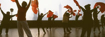  Morning Exercise, The Bund, Shanghai, China von Panoramic Images