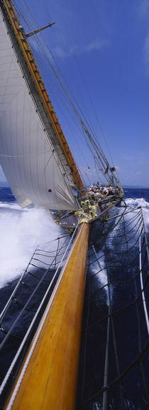 Yacht Mast Caribbean von Panoramic Images